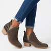 Julz Yada Leather Ankle Boot - Chocolate