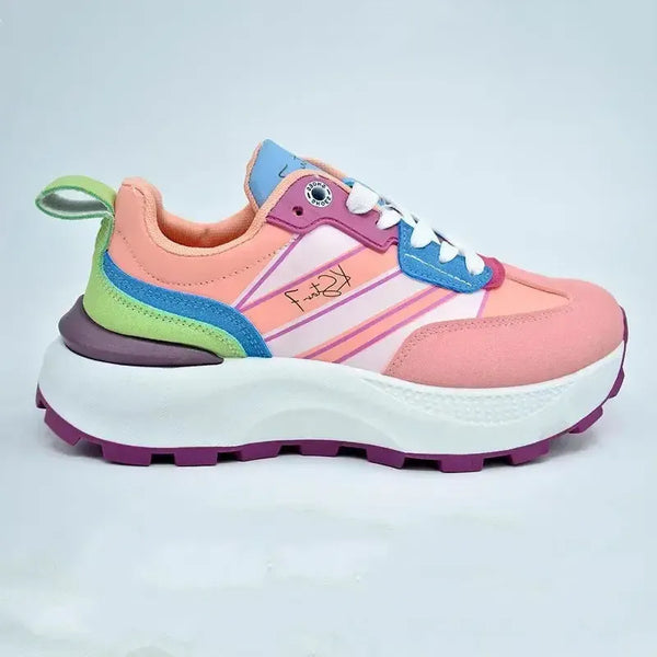 K-STAR 7 Poppy Sneaker - Pink/Green Multi