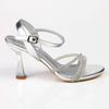 MADISON EVENING HI HEEL SANDAL - Silver