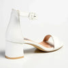 Madison Amira 3 Block Heel - White
