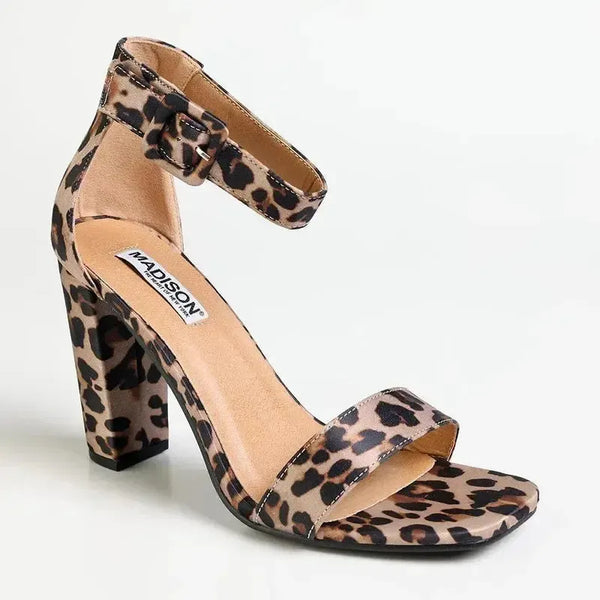 Madison Angelique 4 Basic Block Heel - Leopard