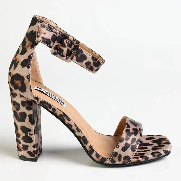 Madison Angelique 4 Basic Block Heel - Leopard