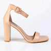 Madison Angelique 4 Basic Block Heel - Nude