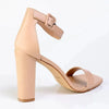 Madison Angelique 4 Basic Block Heel - Nude