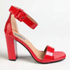 Madison Angelique 4 Basic Block Heel - Red