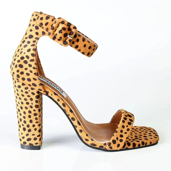 Madison Angelique Block Heel - Bambi Print