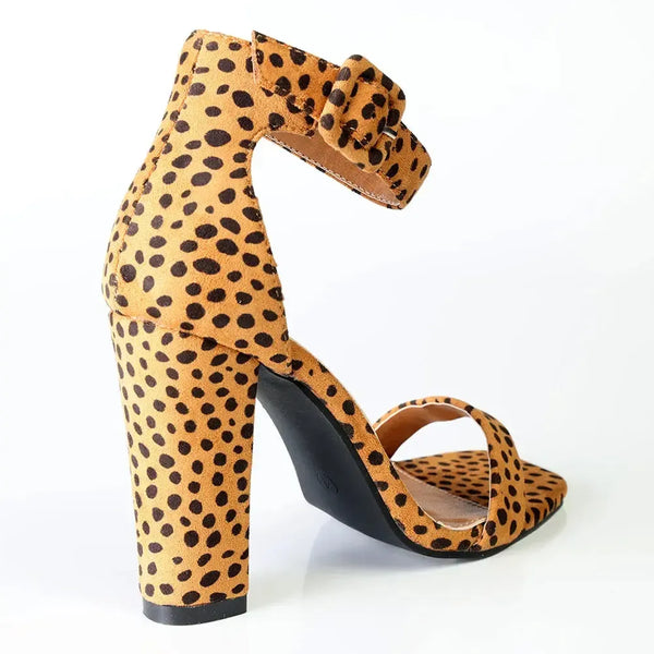 Madison Angelique Block Heel - Bambi Print