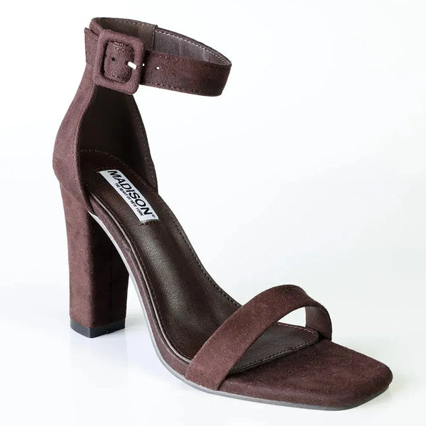 Madison Angelique Block Heel - Chocolate