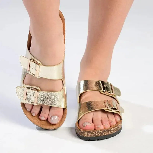 Madison BF Sandals - Gold
