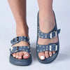 Madison Band Sandal - Petrol Blue