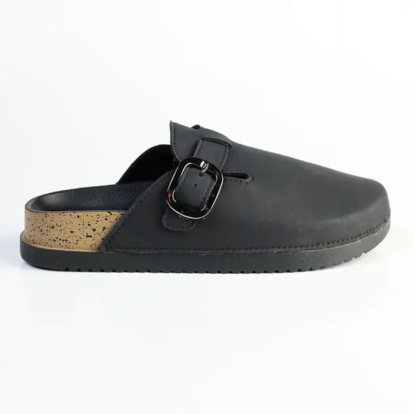 Madison Birk Clog Mule - Black
