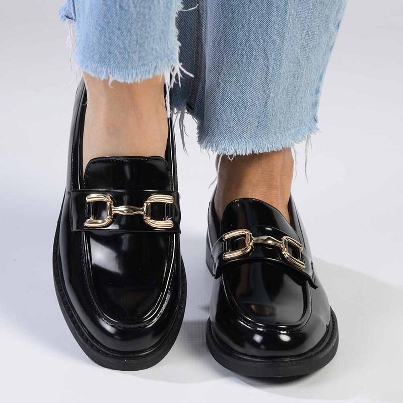 Madison Blarkley Ladies Loafers Black