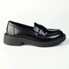 Madison Blessing Cut Out Saddle Loafer - Black