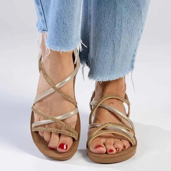 Madison Bling Sandal - Gold