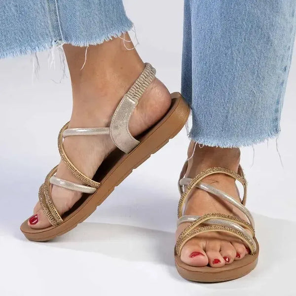 Madison Bling Sandal - Gold