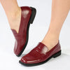 Madison Bliss 4 Loafer With Saddle - Burgundy