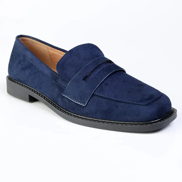 Madison Bliss 4 Loafer With Saddle - Navy