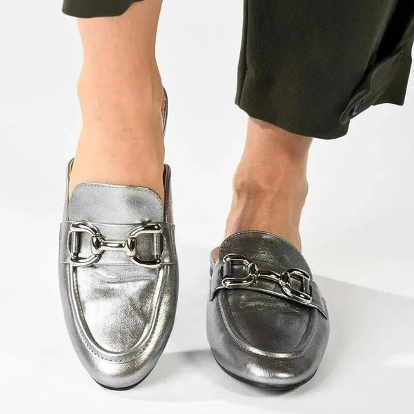 Madison Braidy Mule - Pewter