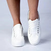 Madison Brynn Platform Sneaker - White