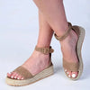 Madison Carina 3 Closed Back Espadrille Sandals -Taupe