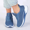 Madison Chick 1 Chunky Fly Knit Sneaker - Blue