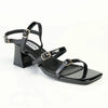 Madison Claire Block Heel - Black