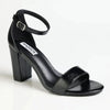 Madison Closed Back Ladies Sandal Heel - Black