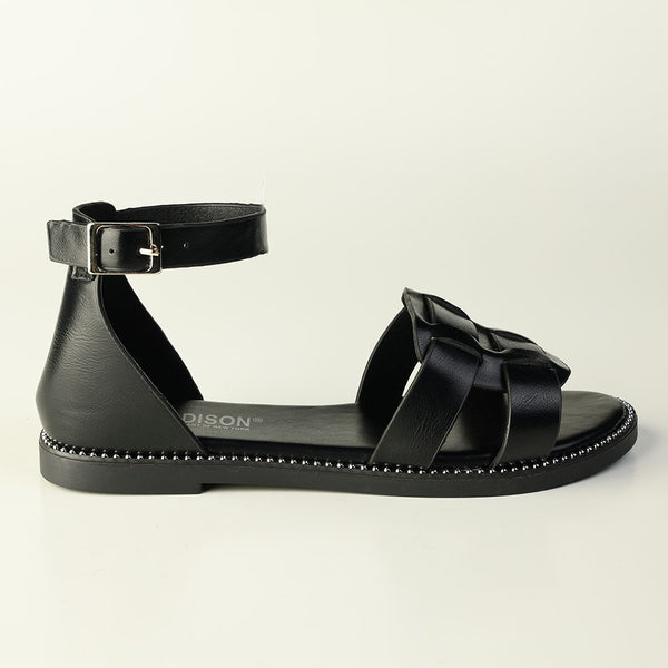 Madison Closed Back Sandal - Black-Madison Heart of New York-Buy shoes online