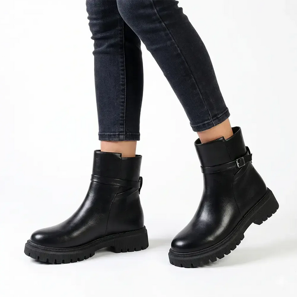 Madison Combat Boot - Black