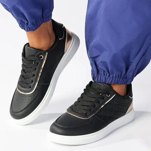 Madison Cyprus Sneaker - Black/ Rose Gold