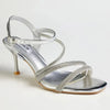 Madison Diamente Sandal Heel - Silver
