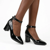 Madison Diana Court - Black Patent