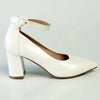 Madison Diana Court - White Patent
