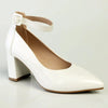 Madison Diana Court - White Patent