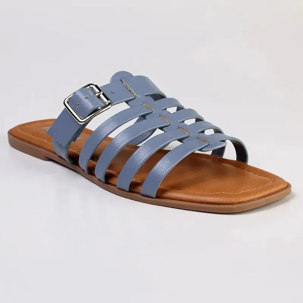 Madison Dodos 5 Strippie Flat Sandal - Blue