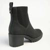 Madison Ella 2 Ribbed Gusset Ankle Boot - Black