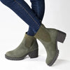 Madison Ella 2 Ribbed Gusset Ankle Boot - Khaki
