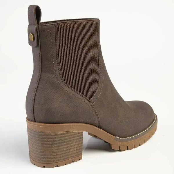 Madison Ella Ankle Boot - Chocolate