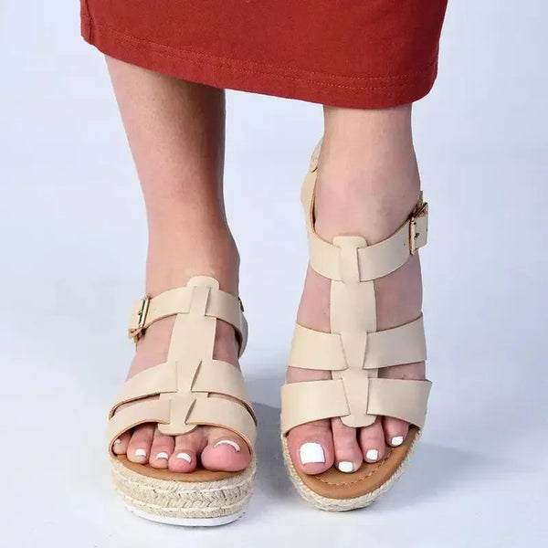 Madison Espadrille Sandal - Nude