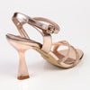 Madison Evening Heeled Sandals - Rose Gold