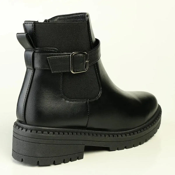 Madison Fashion Gusset Boot - Black