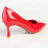 Madison Fashion Lower Hourglass Heel - Red