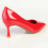 Madison Fashion Lower Hourglass Heel - Red