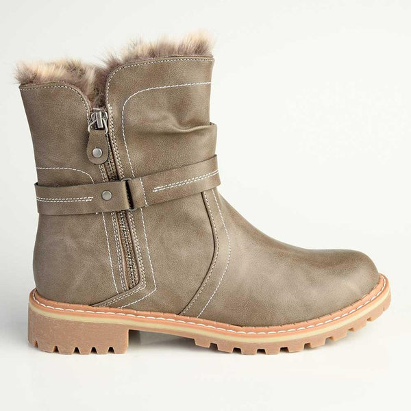 Madison Finley Ankle Boots - Taupe-Madison Heart of New York-Buy shoes online