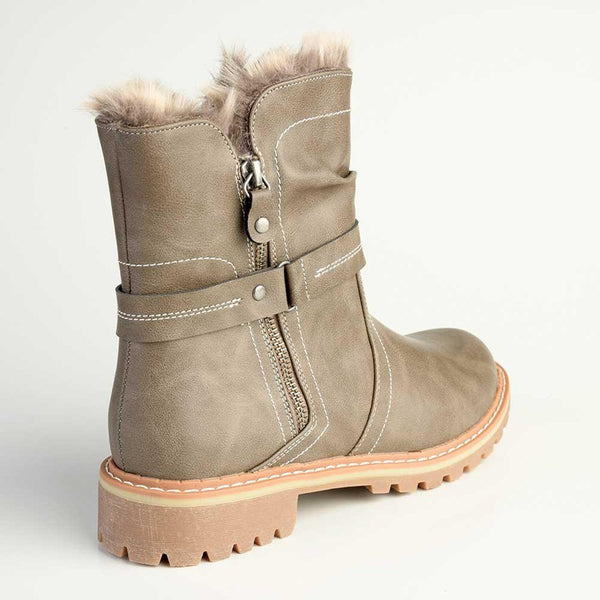 Madison Finley Ankle Boots - Taupe-Madison Heart of New York-Buy shoes online