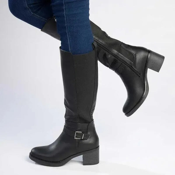 Madison Gabriella 2 Long Gusset Boots - Black