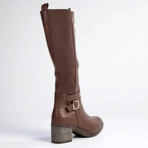 Madison Gabriella 2 Long Gusset Boots - Chocolate
