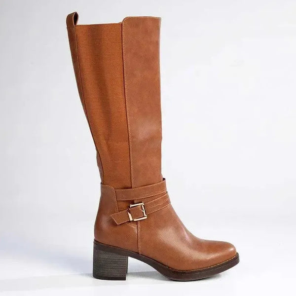 Madison Gabriella 2 Long Gusset Boots - Tan