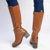Madison Gabriella 2 Long Gusset Boots - Tan