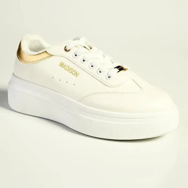 Madison Gaze Ladies Fashion Sneaker - White